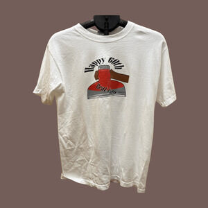 Vintage Anvil Tee | Beat Cal Graphic, White | Size M